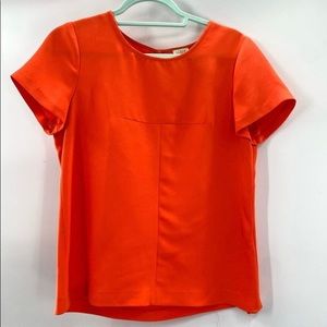 J. Crew Short Sleeve Orange Top